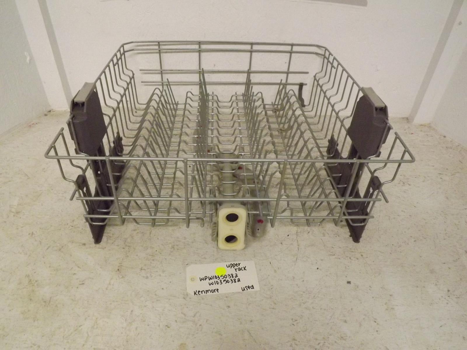 Kenmore Dishwasher WPW10350382 W10350382 Upper Rack Used Kenmore Dishwasher WPW10350382 W10350382 Upper Rack Used